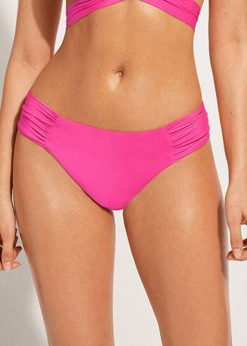 Dámské Spodní Díl Bikin Calzedonia Indonesia Eco rosa Růžové | CZ2709QZ