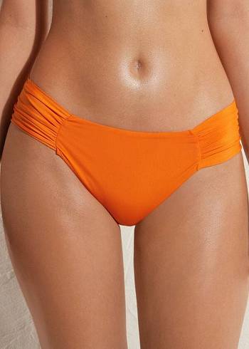 Dámské Spodní Díl Bikin Calzedonia Indonesia Eco rise Oranžové | CZ2712HK