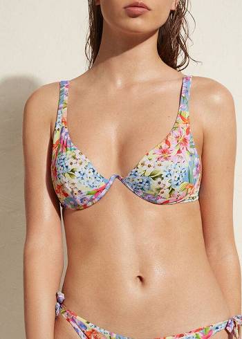 Dámské Topy Do Bikin Calzedonia Polstrovaný Push-Up Minorca Eco Viacfarebný | CZ2325QZ